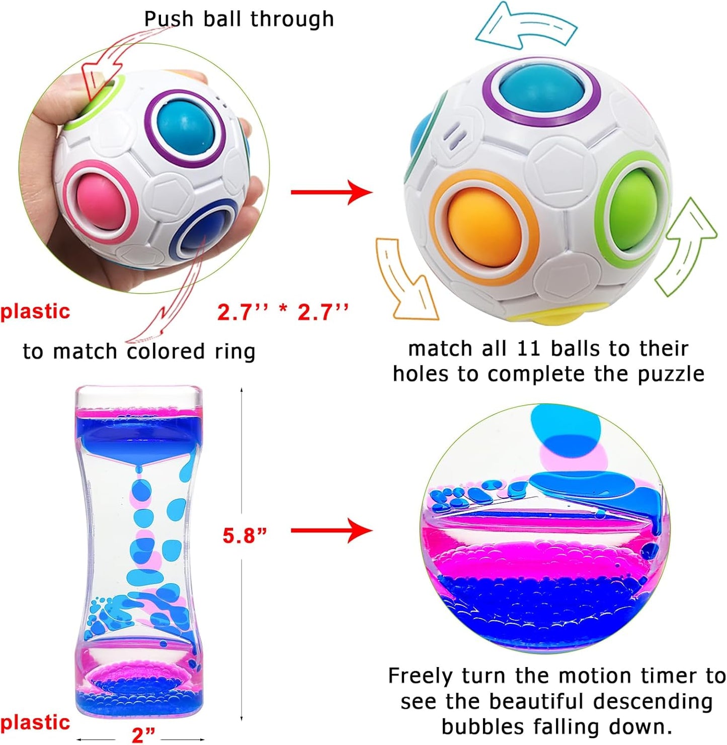Scientoy Fidget Toy Set